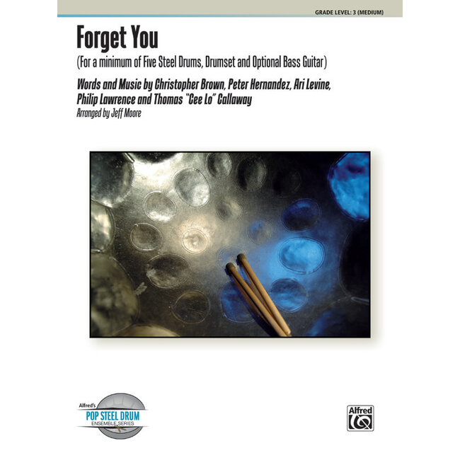 Forget You - by Words and music by Christopher Brown, Peter Hernandez, Ari Levine, Philip Lawrence, and Thomas "Cee Lo" Callaway / arr. Jeff Moore - 00-38655