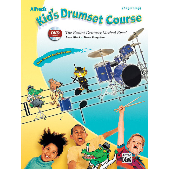 Alfred's Kid's Drumset Course - by Dave Black and Steve Houghton - 00-31485