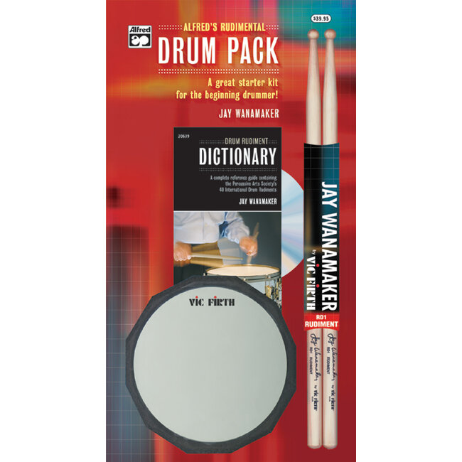 Alfred's Rudimental Drum Pack - by Jay Wanamaker - 00-28395