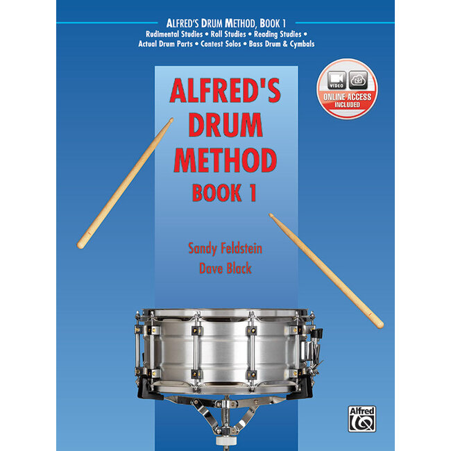 Alfred's Drum Method, Book 1 - by Dave Black and Sandy Feldstein - 00-23196