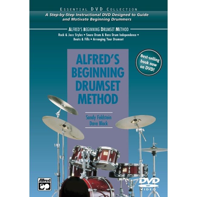 Alfred's Beginning Drumset Method - by Dave Black and Sandy Feldstein - 00-23199