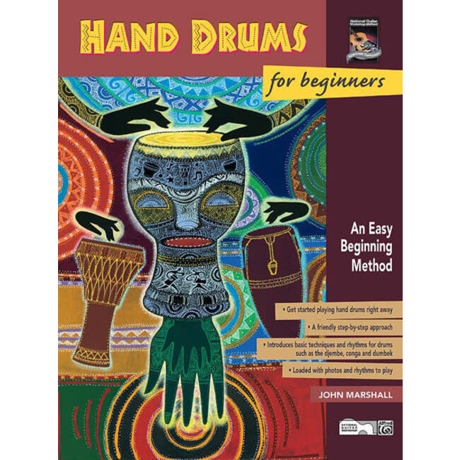 Hand Drums for Beginners - by John Marshall - 00-19327