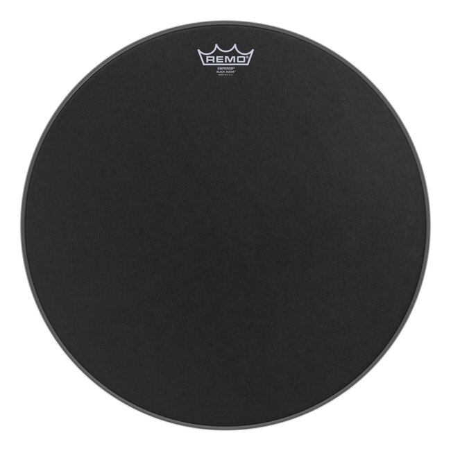 Remo - BE-0818-ES- - Batter, Emperor, Black Suede, 18" Diameter