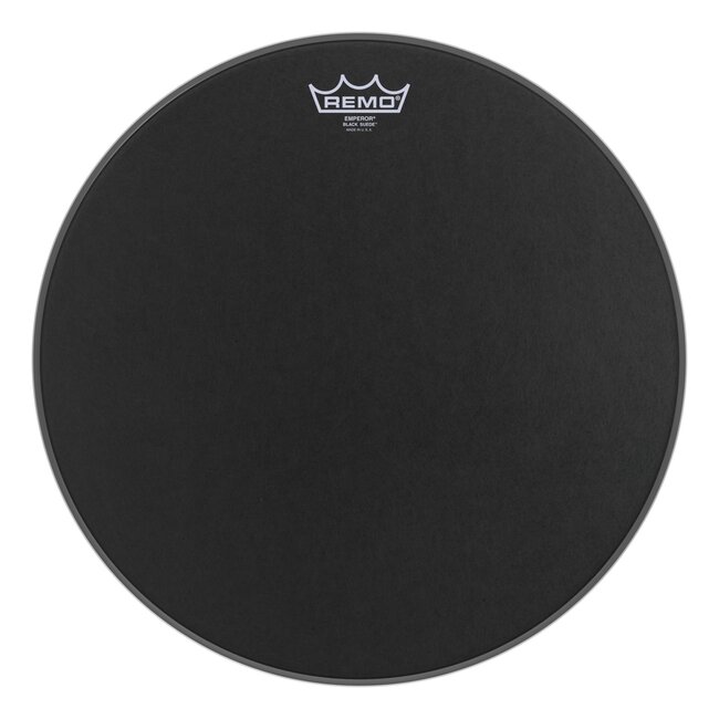 Remo - BE-0816-ES- - Batter, Emperor, Black Suede, 16" Diameter