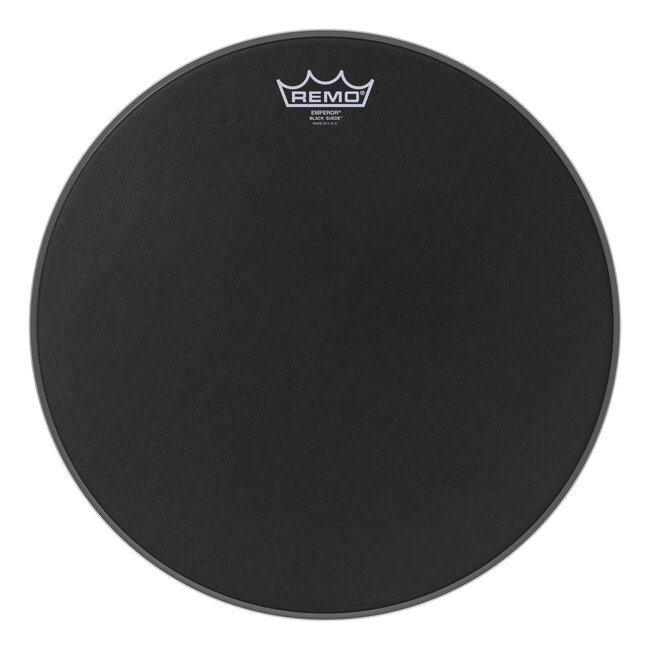Remo - BE-0815-ES- - Batter, Emperor, Black Suede, 15" Diameter