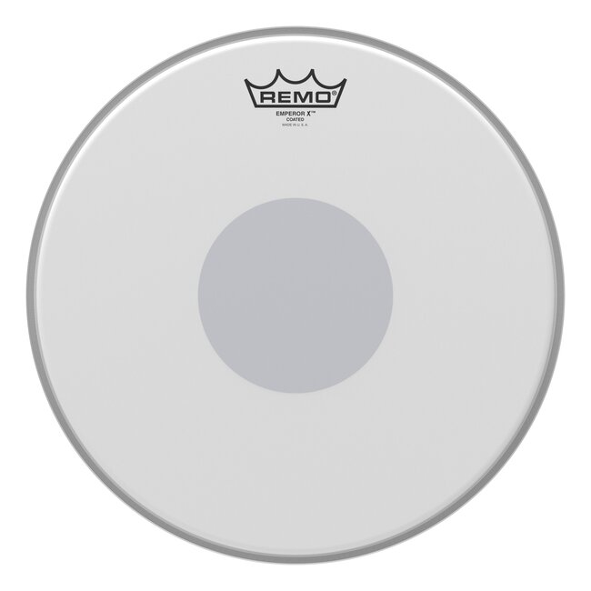 Remo - BX-0113-10- - Batter, Emperor X, Coated, Black Dot Bottom, 13" Diameter