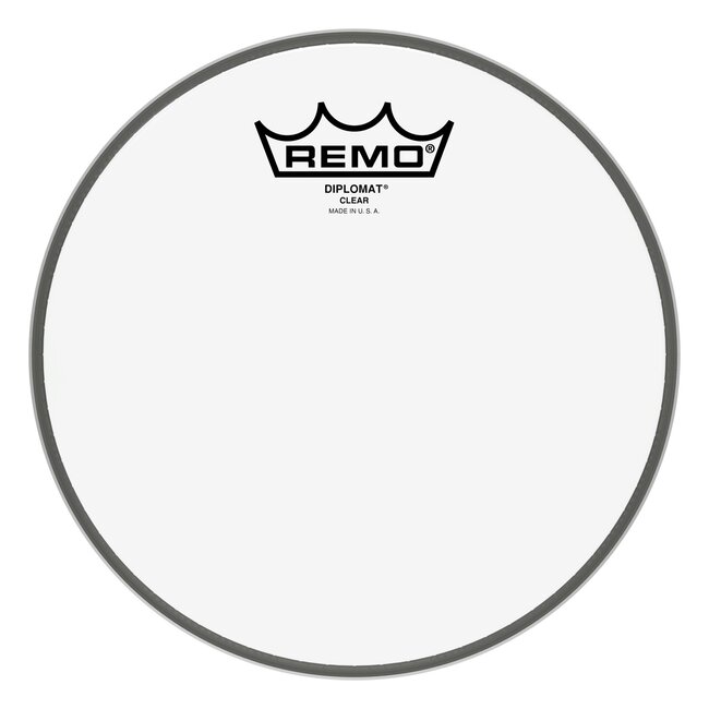 Remo - BD-0308-00- - Batter, Diplomat, Clear, 8" Diameter