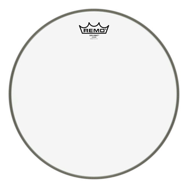 Remo - BD-0314-00- - Batter, Diplomat, Clear, 14" Diameter