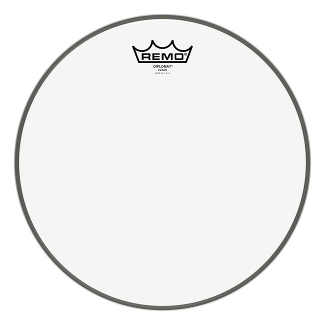 Remo - BD-0312-00- - Batter, Diplomat, Clear, 12" Diameter