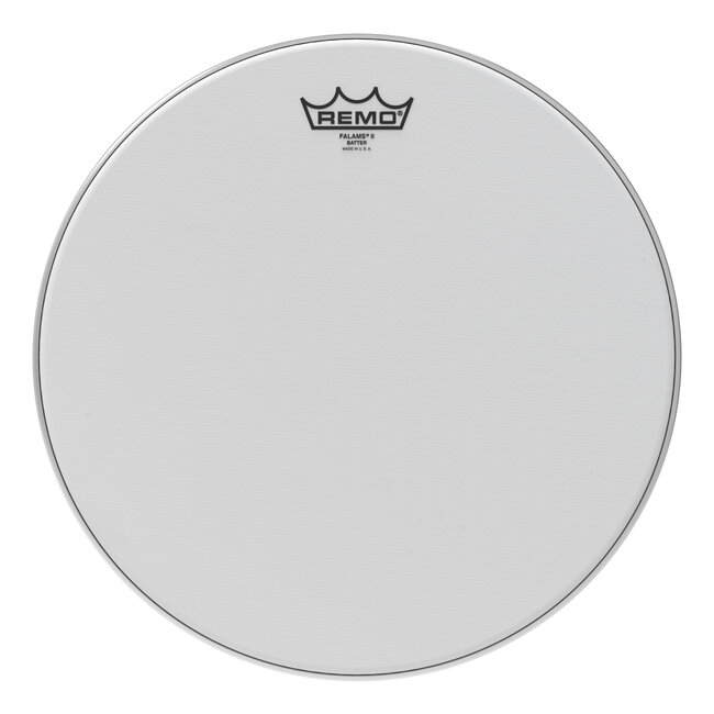 Remo - KS-0214-00- - Batter, Crimped, Falams Ii, Smooth White, 14" Diameter