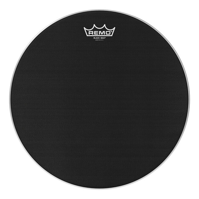 Remo - KS-1614-00- - Batter, Crimped, Black Max, 14" Diameter, Mylar Top+Bottom