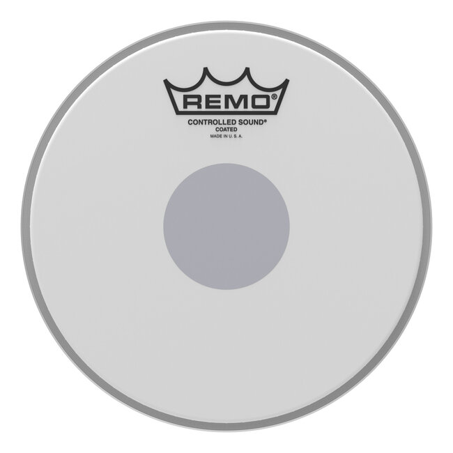 Remo - CS-0108-10- - Batter, Controlled Sound, Coated, 8" Diameter, Black Dot On Bottom