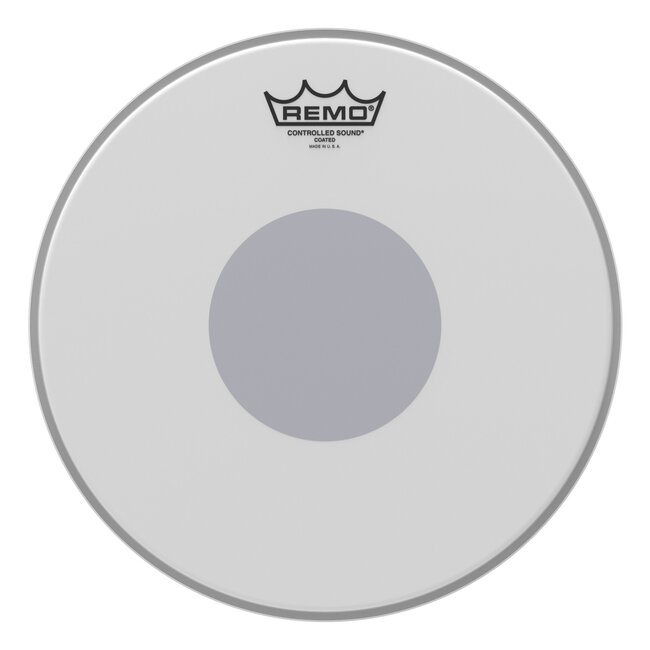 Remo - CS-0112-10- - Batter, Controlled Sound, Coated, 12" Diameter, Black Dot On Bottom