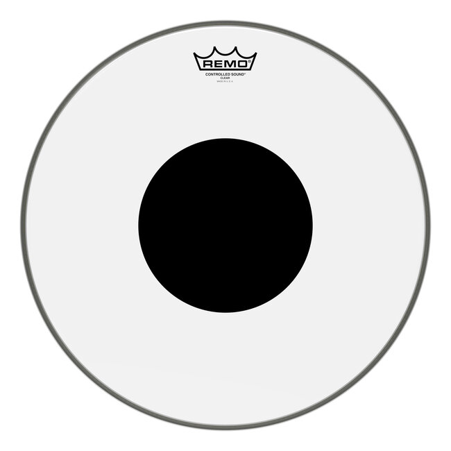Remo - CS-0316-10- - Batter, Controlled Sound, Clear, 16" Diameter, Black Dot On Top