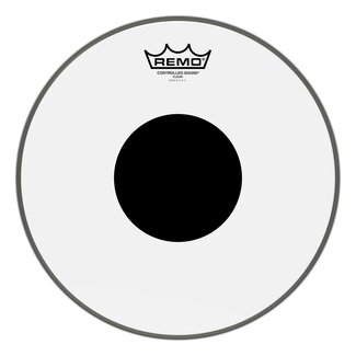Remo Remo - CS-0312-10- - Batter, Controlled Sound, Clear, 12" Diameter, Black Dot On Top