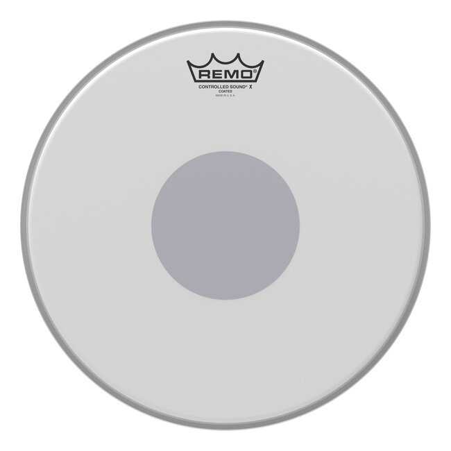 Remo - CX-0113-10- - Batter, Controlled Sound X, Coated, 13" Diameter, Black Dot On Bottom