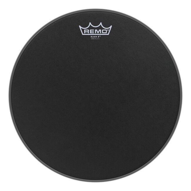 Remo - BX-0813-10- - Batter, Black X, 13" Diameter, Black Dot Bottom