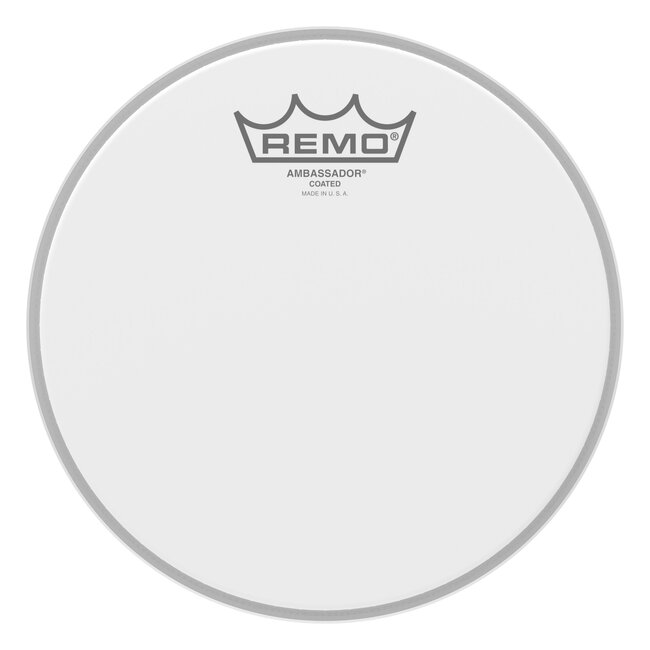 Remo - BA-0108-00- - Batter, Ambassador, Coated, 8" Diameter