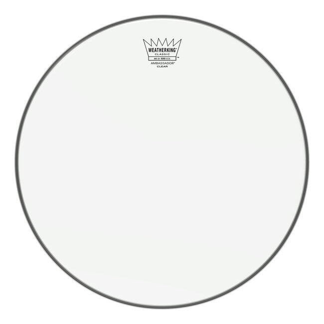 Remo - CL-0314-BA- - Batter, Ambassador, Classic, Clear, 14" Diameter
