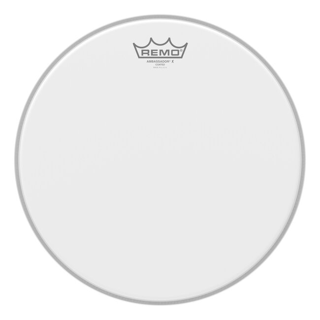 Remo - AX-0113-00- - Batter, Ambassador X, Coated, 13" Diameter