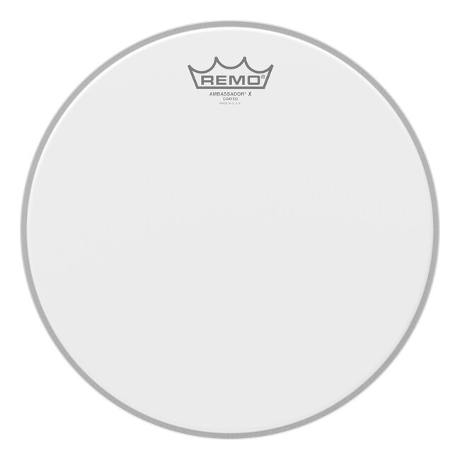 Remo - AX-0112-00- - Batter, Ambassador X, Coated, 12" Diameter