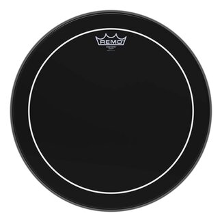 Remo Remo - ES-0616-PS- - Batter, Pinstripe, Ebony, 16" Diameter