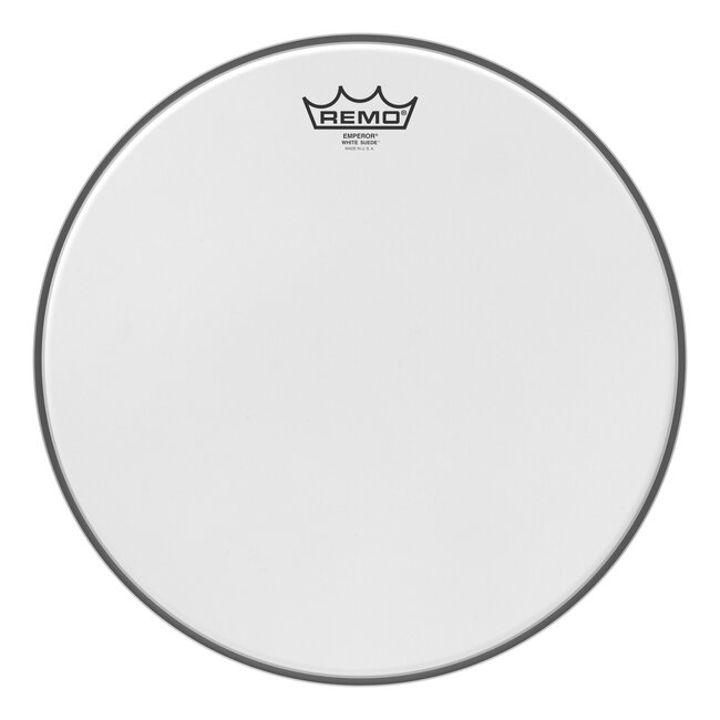 Remo - BE-0814-WS- - Batter, Emperor, White Suede, 14" Diameter