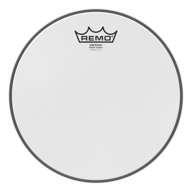 Remo - BE-0810-WS- - Batter, Emperor, White Suede, 10" Diameter