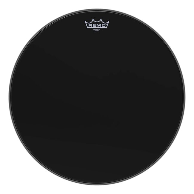 Remo - BE-0018-ES- - **Special Order**, Batter, Emperor, Ebony, 18" Diameter