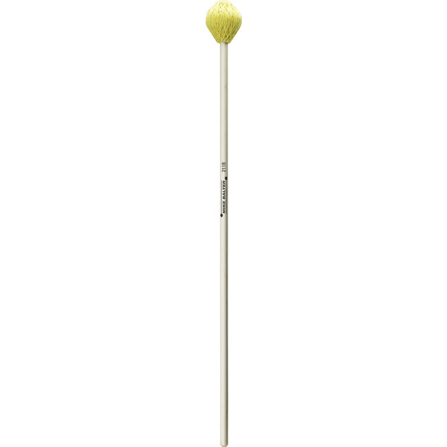 Mike Balter 211B Yellow Microfiber Birch Hard Marimba Mallets - B211B (Discontinued)