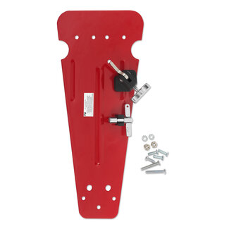 DW DW - DWSP50P - Red Pedal Plate W/ 997 Hoop Clamp Velcro