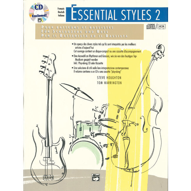 Essential Styles for the Drummer and Bassist, Book 2 - by Steve Houghton and Tom Warrington - 00-4316