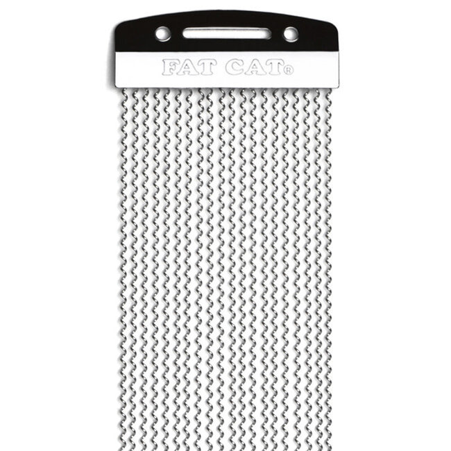 Fat Cat Snare - FCC1320P - 13"x 20 Strand Classic Steel w/Pitch New Chrome Over Brass End Plates