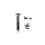 Rogers - 9291 - Dyna-Sonic Snare Rail Tension Screw Assembly