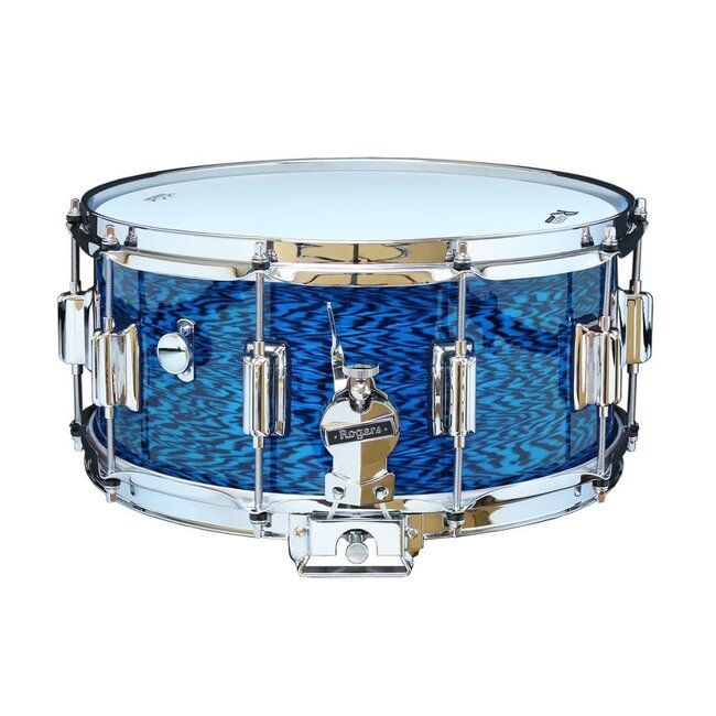 Rogers - 37BLO - Dyna-Sonic 6.5x14 Wood Shell Snare Drum - Blue Onyx
