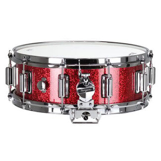 ROGERS Rogers - 36RSL - Dyna-Sonic 5x14 Classic Snare Drum - Red Sparkle Lacquer w/BT Lugs