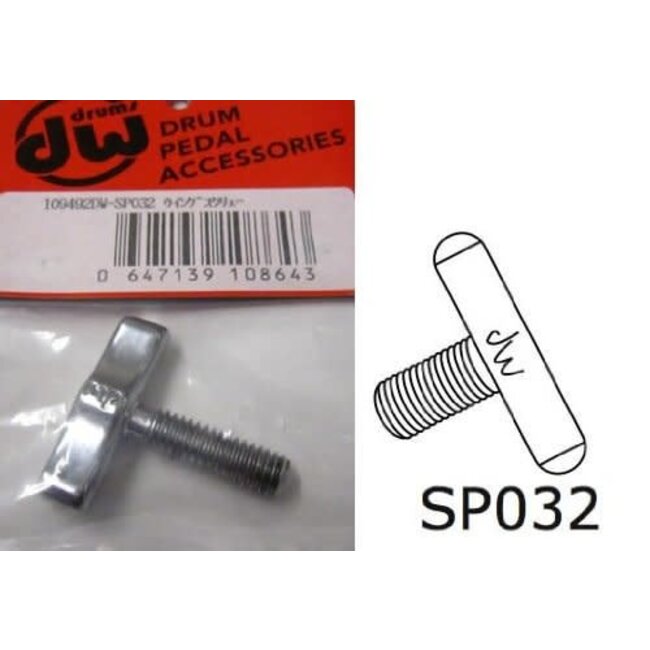 DW - DWSP032 - Wing Screw, Toe Clamp Block 5/16-18 X 1I