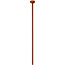 Mike Balter BB9 Red Rubber Red Birch Soft Marimba Mallets - BBB9