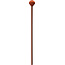 Mike Balter BB6 Red Cord Red Birch Soft Vibes, Marimba Mallets - BBB6