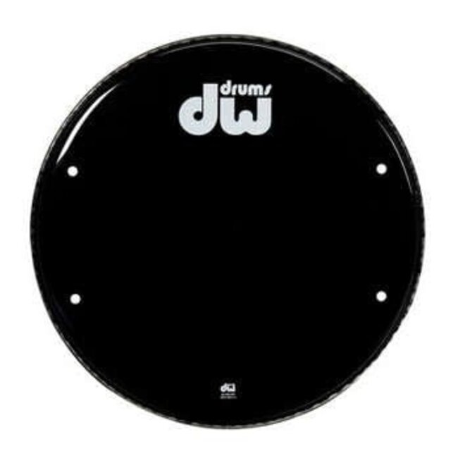 DW - DRDHGB22K - 22" Gloss Black Bass Drum Head