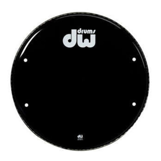 DW - DRDHGB20K - 20" Gloss Black Bass Drum Head