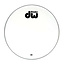 DW - DRDHCW20K - 20" Texture Coated Bass Drum Logo Head