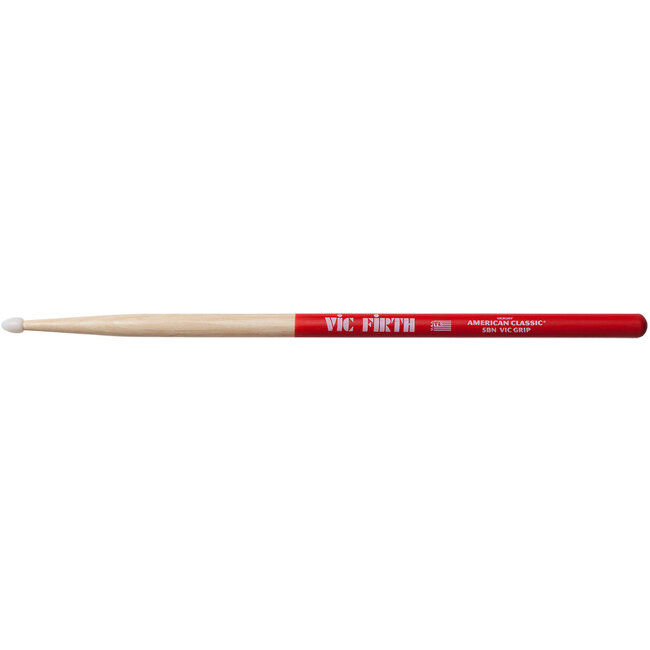 Vic Firth - 5BNVG - American Classic 5BN -- nylon tip w/ VIC GRIP Drumsticks