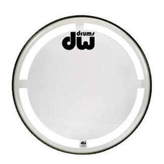 DW DW - DRDHCC20K - 20" Coated Clear Bass Drum Head