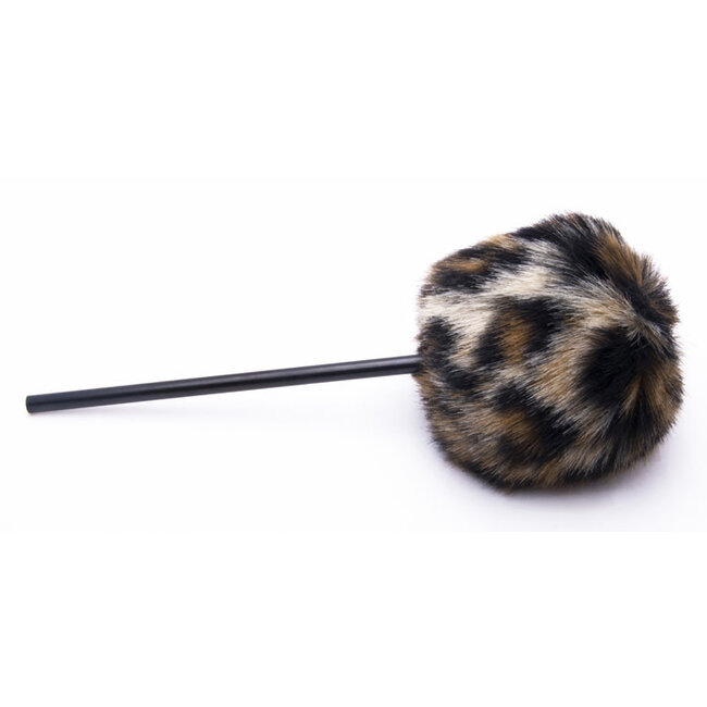 Danmar - 209TC - Fuzzy Bass Drum Beater - Tan Cheetah/Leopard