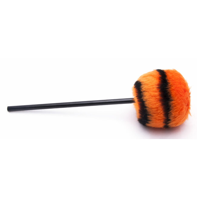 Danmar - 209OT - Fuzzy Bass Drum Beater - Orange Tiger