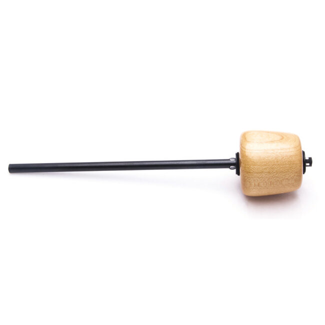 Danmar - 207 - Bass Drum Beater - Tommy Aldridge Maple "Clear" - Hard Wood Beater, Black Shaft