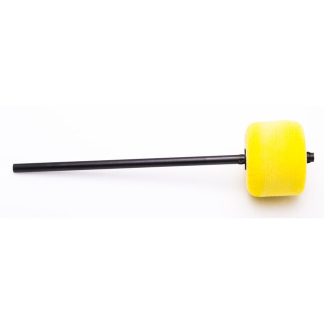 Danmar - 206CKY - Bass Drum Beater - Colored Felt, Black Shaft - Yellow