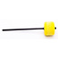 Danmar - 206CKY - Bass Drum Beater - Colored Felt, Black Shaft - Yellow