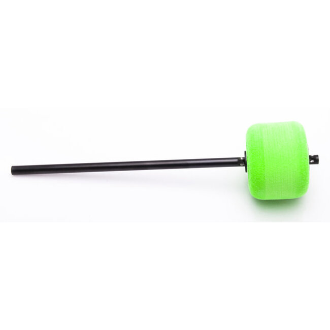 Danmar - 206CKGR - Bass Drum Beater - Colored Felt, Black Shaft - Green